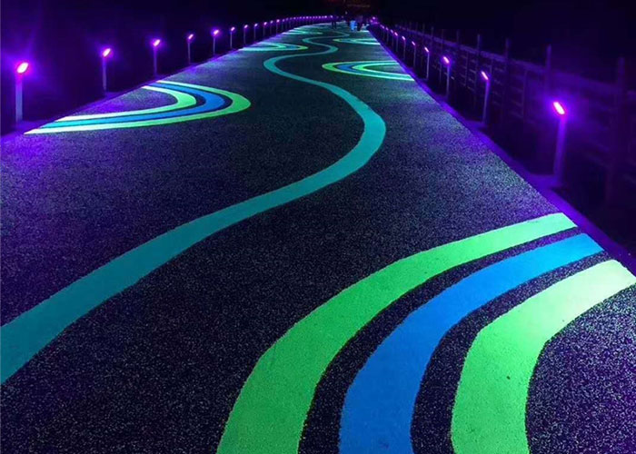 熒光路麵地坪